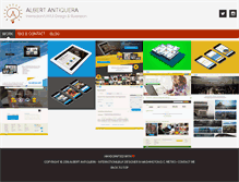 Tablet Screenshot of albertantiquera.com